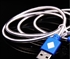 Visible LED Light Micro USB Charger Data Sync Cable for iphone4s 5 5s 6 6plus Samsung Galaxy s3 s4 Android の画像