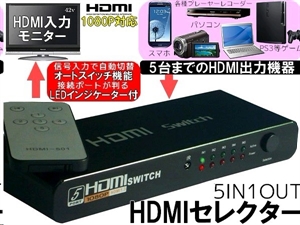 Image de 5in1out HDMI switching box