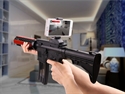 Firstsing AR Juego Gun 360 grados realidad aumentada Bluetooth 4.0 AR Attack Augmented Reality Shooting Game Gun For iOS Android Phone  の画像