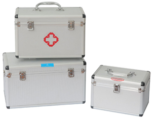 Image de Firstsing Aluminum Medical Box with Several Layer for Drug Storage Household First Aid Boxes