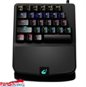 FirstSing K9 28 Keys Wired Mixed Light Ergonomic PC Single Hand Gaming Mechanical Keyboard