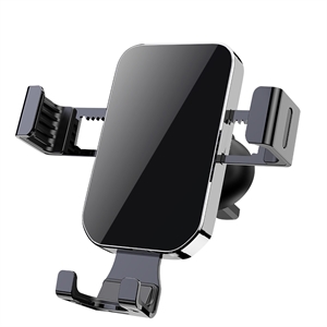 BlueNEXT Universal Rotatable Car Air Outlet Mount Gravity Phone Holder Metal Bracket - Black