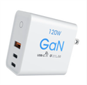 Image de GaN Multi Ports 120W QC3.0 + USB-C PD Travel Charger Multifunction Wall Charger