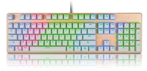Изображение Mixed light Aluminium panel waterproof mechanical game keyboard