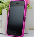 Diamond Ornament Slim Metal Apple iPhone4 4 Bumper Case Cell Phone Accessories の画像