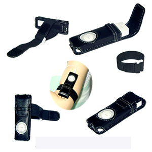FirstSing  Shuffle008   leather case with armband  for  IPOD  shuffle