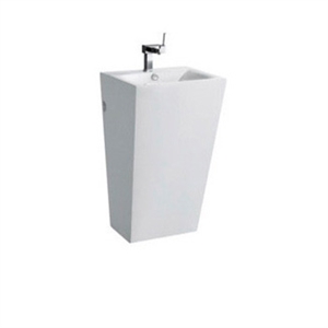 basin with pedestal