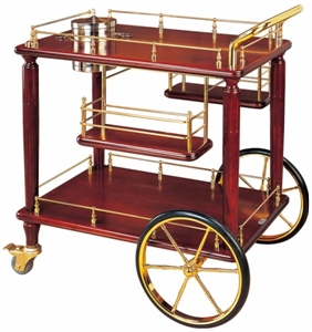 Luxury liquor service trolley