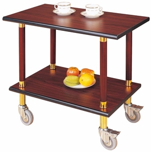 Image de Wooden beverage cart
