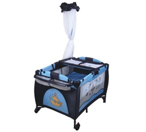 Picture of Baby Playing Bed-103W-081