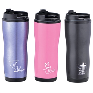 PLASTIC INNER AND STAINLESS STEEL OUTER MUG の画像