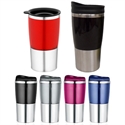 STAINLESS STEEL INNER PLASTIC OUTER MUG