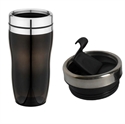 STAINLESS STEEL INNER PLASTIC OUTER MUG
