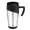PLASTIC INNER AND STAINLESS STEEL OUTER MUG