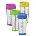 PLASTIC INNER AND STAINLESS STEEL OUTER MUG