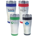 PLASTIC INNER AND STAINLESS STEEL OUTER MUG