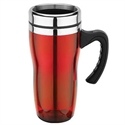 STAINLESS STEEL INNER PLASTIC OUTER MUG