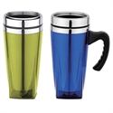 STAINLESS STEEL INNER PLASTIC OUTER MUG