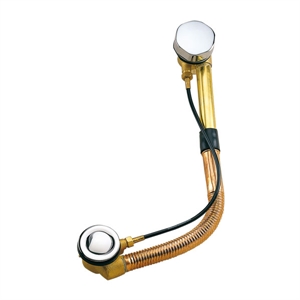 Image de Swivel pop-up down bathtub drainage