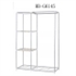 Image de 16mm Double Door Furniture Wardrobe With Shoes Rack