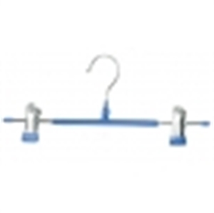 PVC-Coated Clothes Hanger With Clips