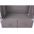Metal Frame Hanging Folding Clothes Wardrobe With Drawers