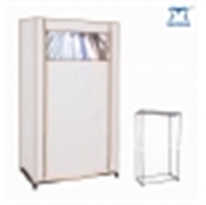 Picture of White Assemble Plastic Folding Portable Wardrobe