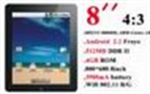 8 inch Android 2.2 MID/Tablet PC Arm cortex A8 の画像