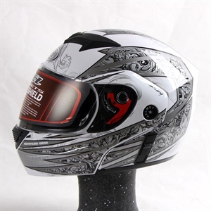 Double visor Flip up helmet  FS002