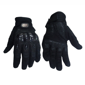 Full finger pro bike gloves with carbon fiber protector