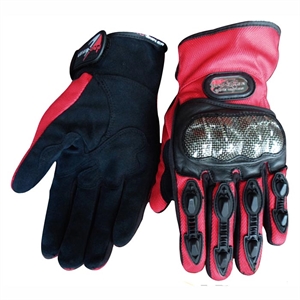 Picture of Full finger pro bike gloves with carbon fiber protector