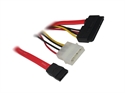 Picture of SATA 22pin to SATA 7pin+Molex 4pin cable