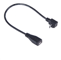 Micro USB Male to Female Adapter Cable-- 90 degree