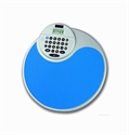 Picture of round mouse pad with calculator