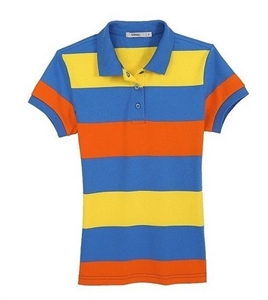Picture of slim fit cutting polo shirt