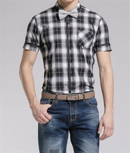 Изображение mens checked casual shirt