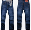 fashion mens straight cut jeans の画像