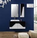 2013 new wood modern bathroom cabinet vanity FS1303 の画像