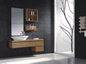 Economy Modern Wooden Veneer Bathroom Vanity NT012 の画像