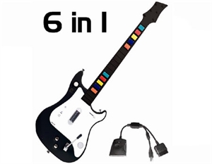 Wii/PS3/PS2 6in1 Wireless Guitar