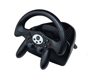 PS2/ PC USB Racing Wheel の画像