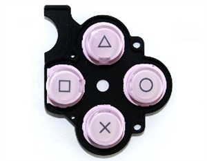 PSP 2000 keystoke with D-pad Rubber(PINK)