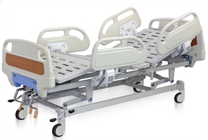 Image de Height Adjustment Manual Triple Crank Medical Hospital Beds For Hospital ICU Room
