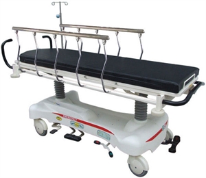 X-Ray Hydraulic Patient Transport Stretcher Electrostatic Spray Coated の画像