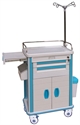 Picture of Hospital ABS Material Emergency Medical Trolleys With 1 Pair Doors