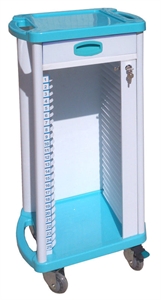 Picture of ABS Medical Trolleys For Patient Record With Single Rows   50 Layers