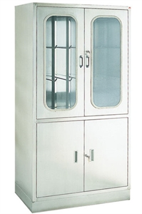 Picture of Durable 304 Stainless Steel Medical Trolley Cupboard For Hospital Use