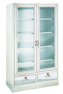 Picture of 304 Stainless Steel Medical Cupboard Trolleys   Medicine Cabiet