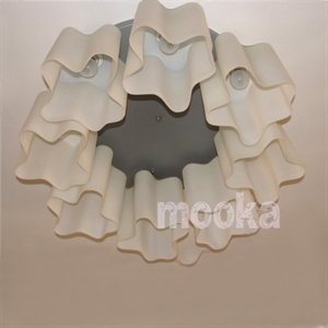 Image de Artemide Logico Quadruple Nest ceniling Lamp  (8 Glass Chimney)