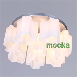 Picture of Artemide Logico Quadruple Nest ceniling Lamp  (7+1 Glass Chimney)